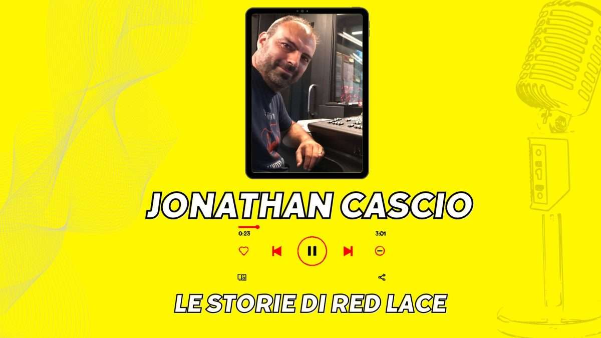 Jonathan Cascio - Copertina podcast Le Storie di Red Lace - La felicità oltre il lavoro