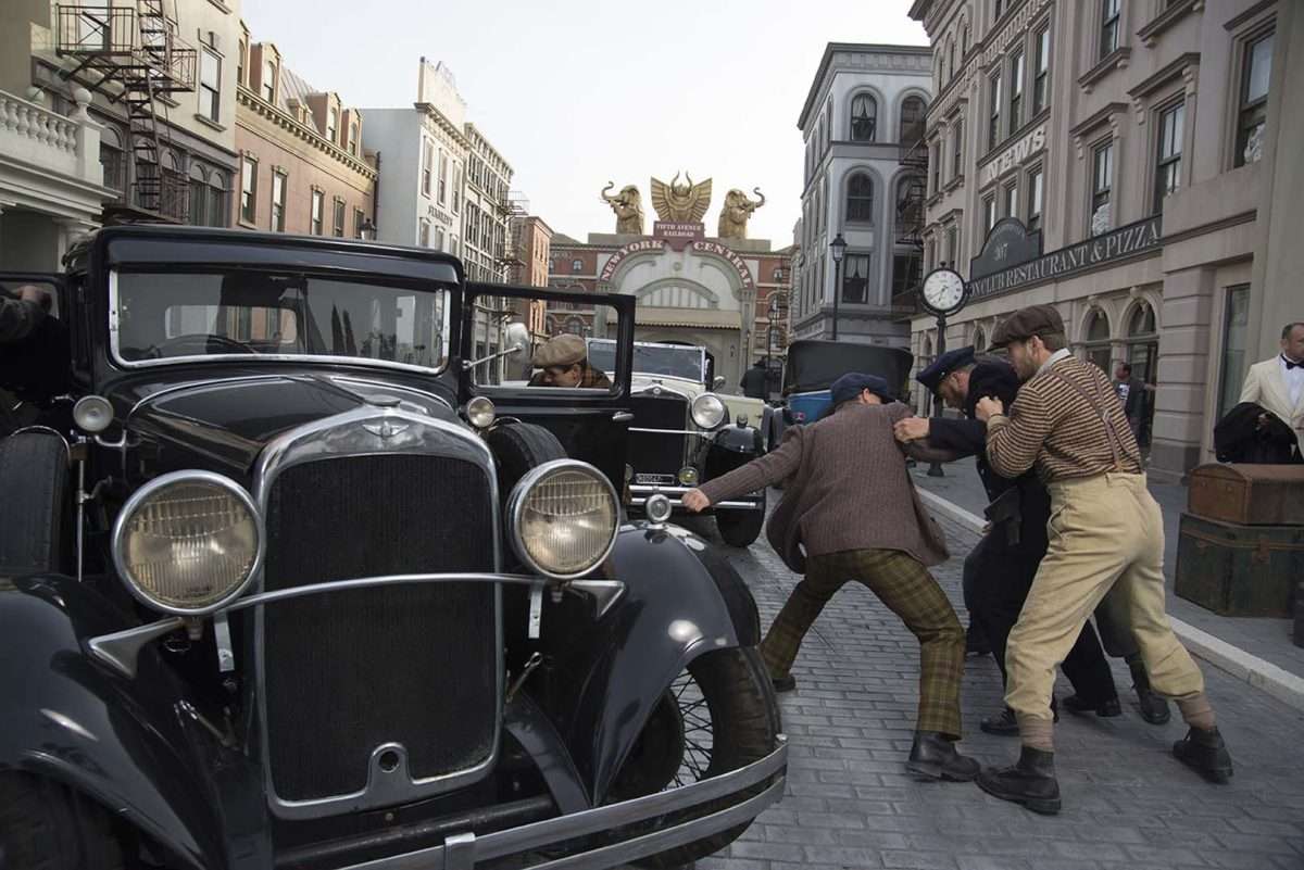 Cinecittà Street via principale del parco a tema di Roma Cinecittà World