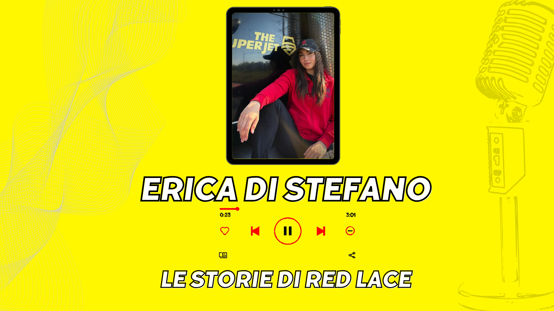Locandina podcast Erica di Stefano - Le Storie di Red Lace