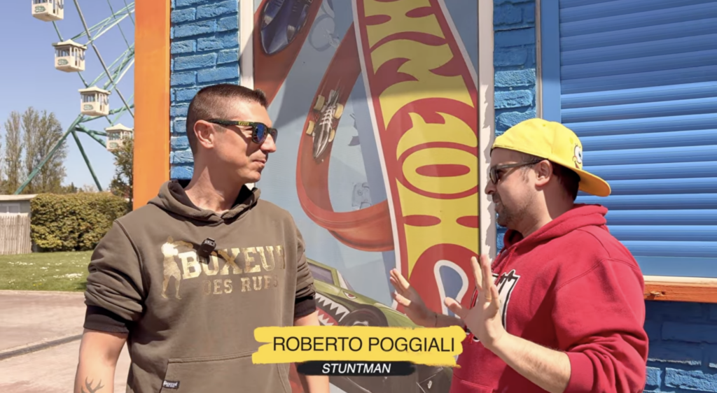 Roberto Poggiali stuntman quad Hot Wheels Stunt Show Mirabilandia 2026 con oltre 16 anni di esperienza